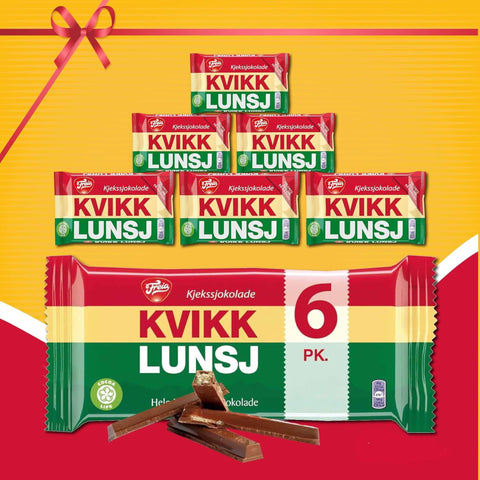 Freia Kvikk Lunsj 6-Pack