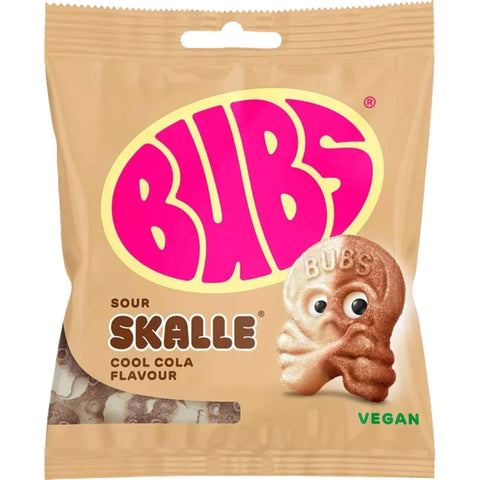 BUBS Sour Skalle Cool Cola - 155 Gram