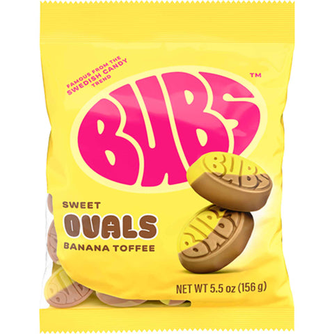 BUBS Sweet Ovals Banana Toffee - 155 Gram