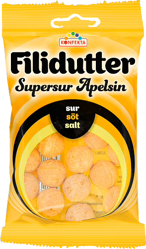 Filidutter Super Sour Orange Candy