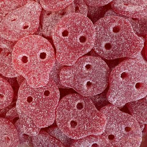 Sour Strawberry Skulls