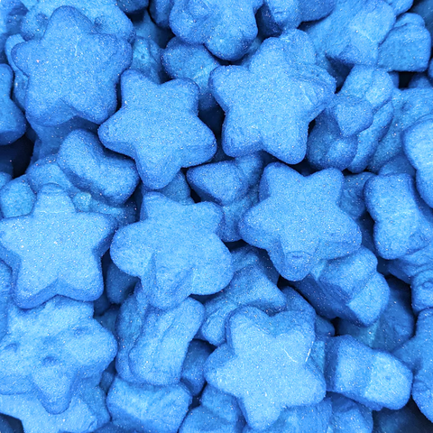 Sweets Blue  Fizzy Glitter Stars Marshmallows