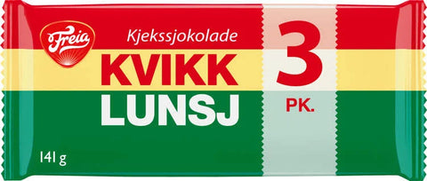 Freia Kvikk Lunsj 3-Pack